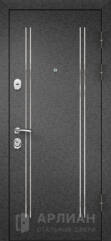 Фото «Дверь теплая входная металлическая с молдингом №27»